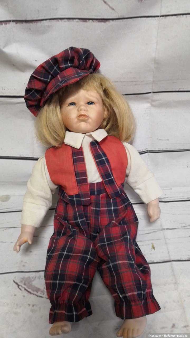 Винтажный фарфоровый мальчик (фото 4)