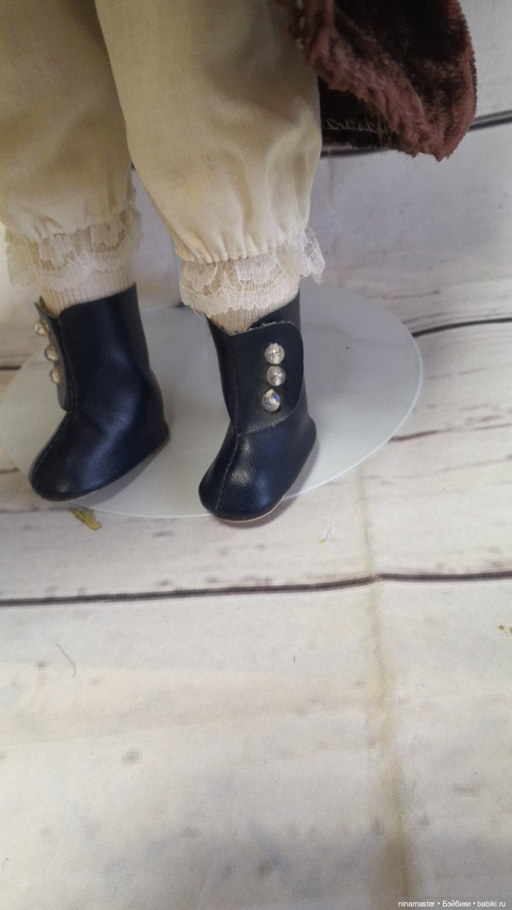 Школьница Винтажная фарфоровая куколка (фото 5)