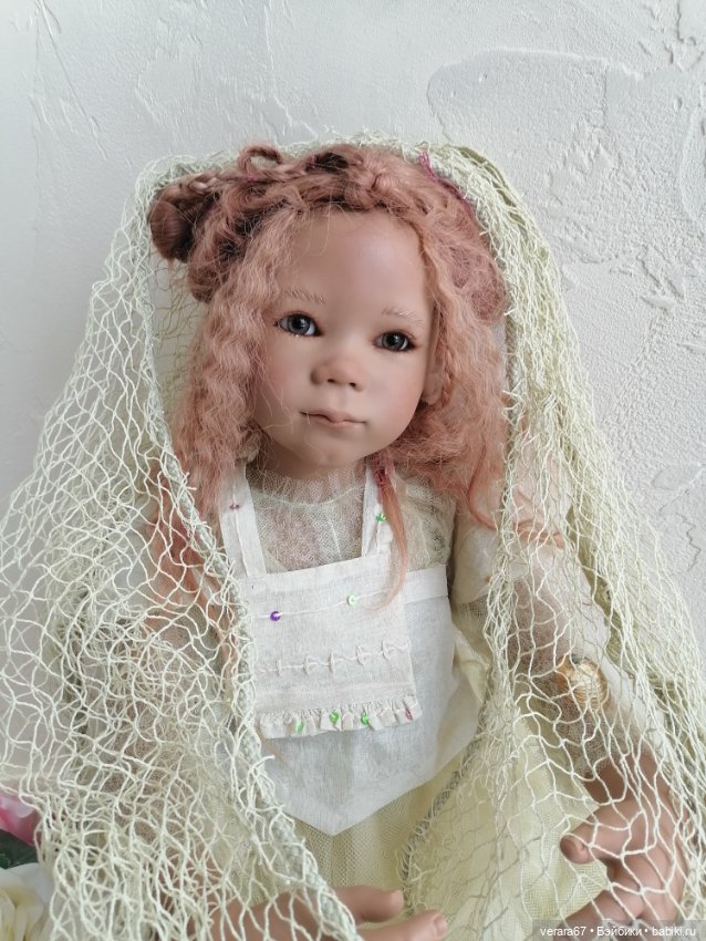 Коллекционные куклы - Обезьянка Nula от Annette Himstedt. 2006 год