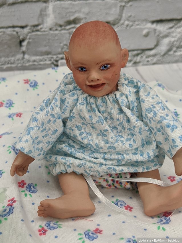 Авторский малыш от Brenda Stewart. 13 см. 1996 год