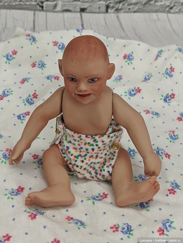 Авторский малыш от Brenda Stewart. 13 см. 1996 год (фото 7)