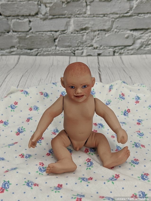 Авторский малыш от Brenda Stewart. 13 см. 1996 год (фото 9)