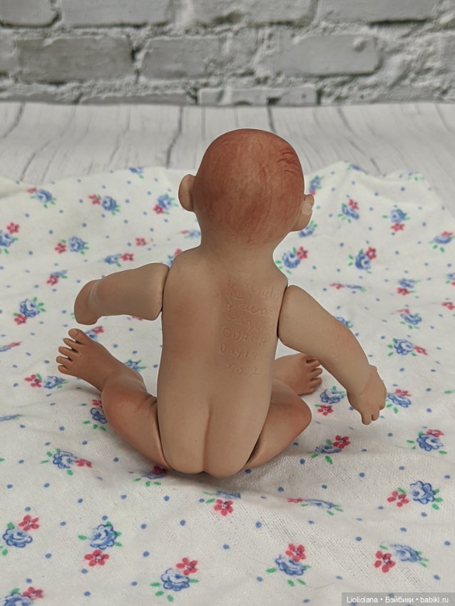 Авторский малыш от Brenda Stewart. 13 см. 1996 год