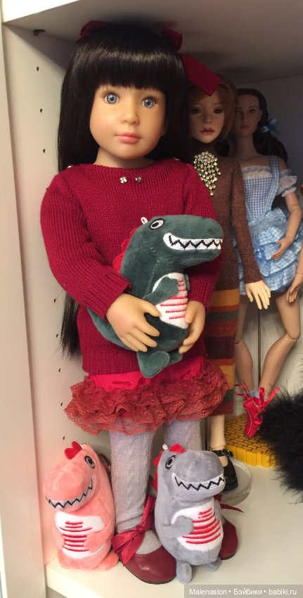 Мягкие игрушки для кукол. Динозавры (фото 2)