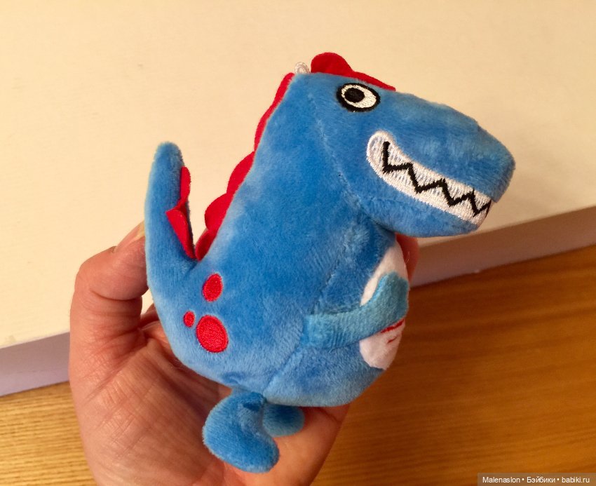 Мягкие игрушки для кукол. Динозавры (фото 9)