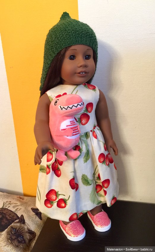 Мягкие игрушки для кукол. Динозавры (фото 4)