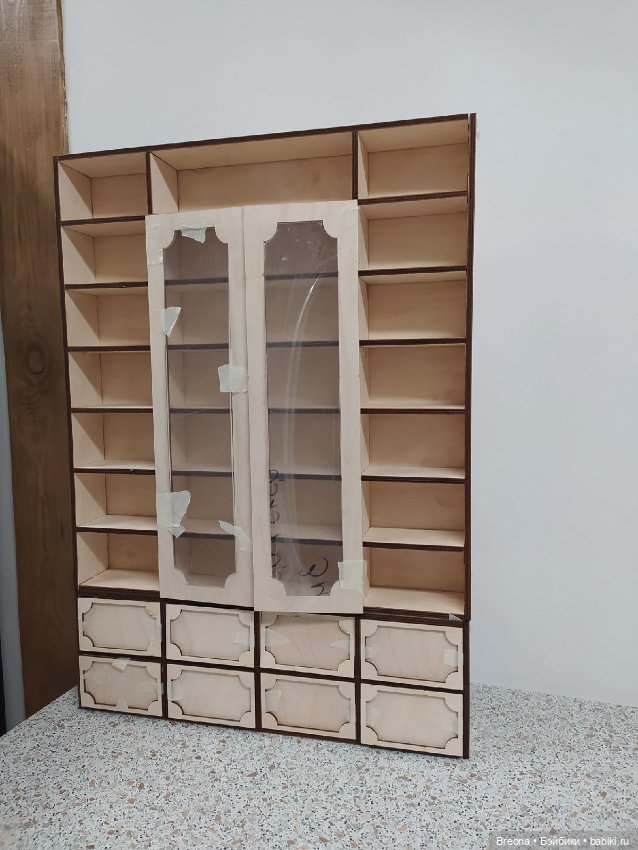 Шкаф и комод для BJD кукол 1:4 (фото 8)