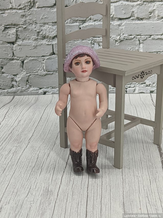 Авторская кукла по молду Paul Jackson. OOAK. Фарфор. 16 см (фото 8)