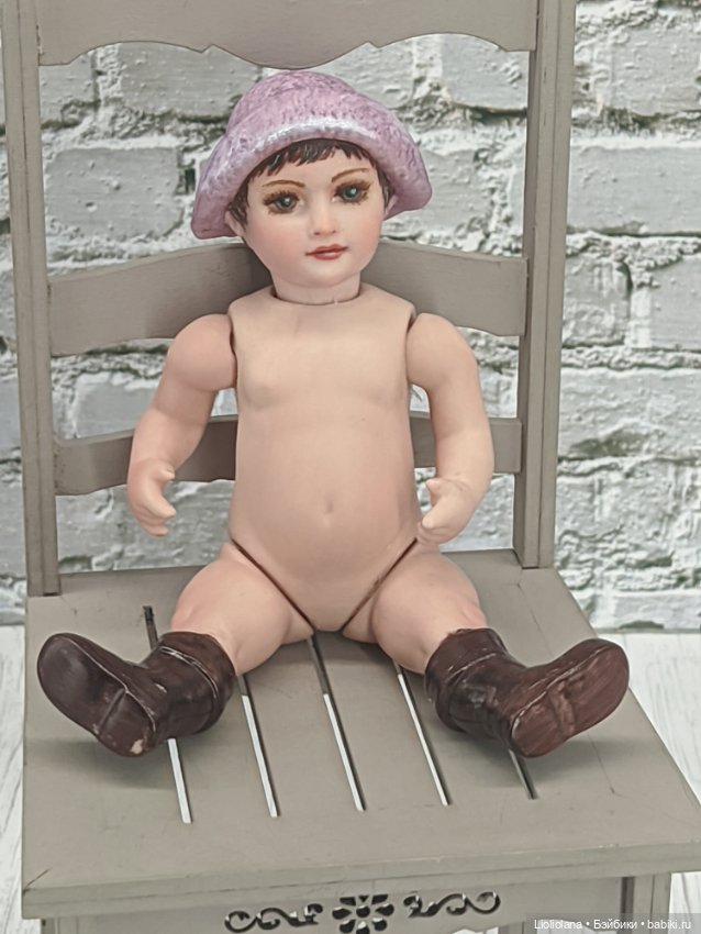 Авторская кукла по молду Paul Jackson. OOAK. Фарфор. 16 см (фото 3)