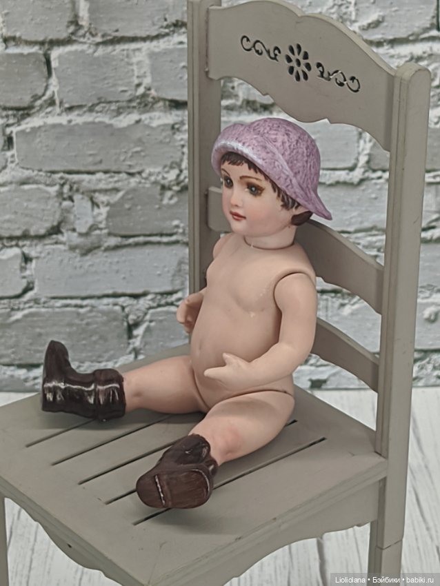 Авторская кукла по молду Paul Jackson. OOAK. Фарфор. 16 см (фото 4)
