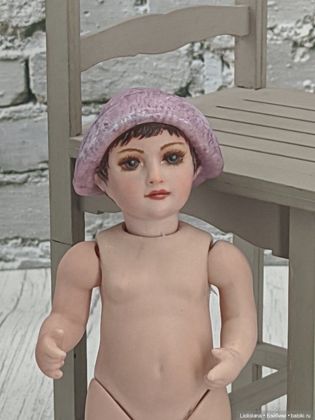 Авторская кукла по молду Paul Jackson. OOAK. Фарфор. 16 см (фото 9)