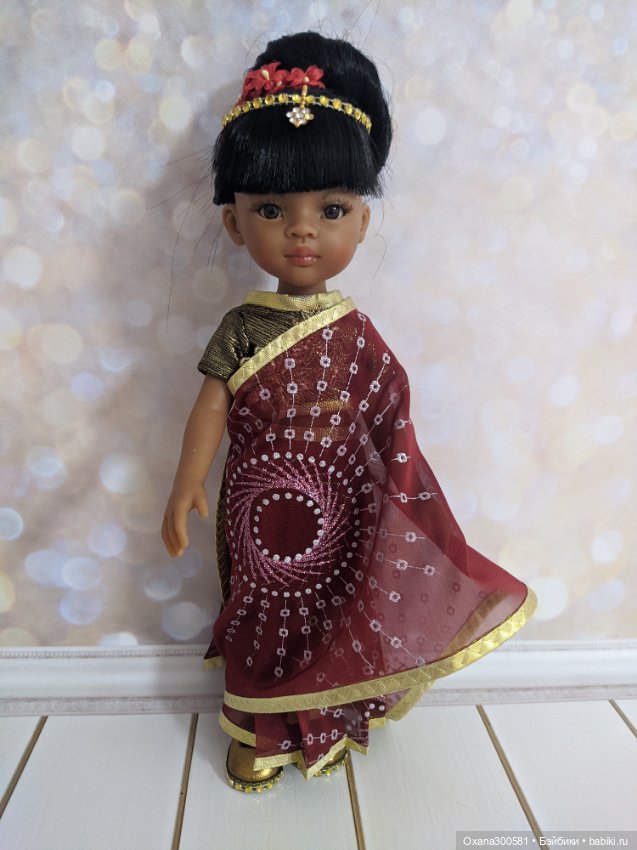 Индианка | Сари, Куклы, Куклы ручной работы