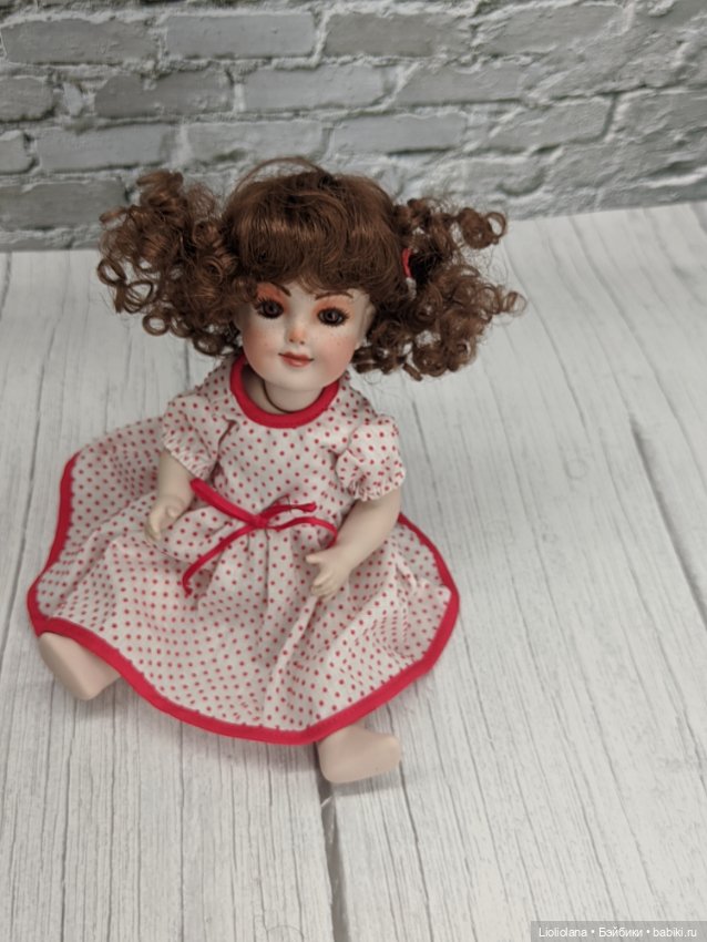 Авторская кукла. Винтаж. 1986 год.Фарфор. 26 см (фото 2)