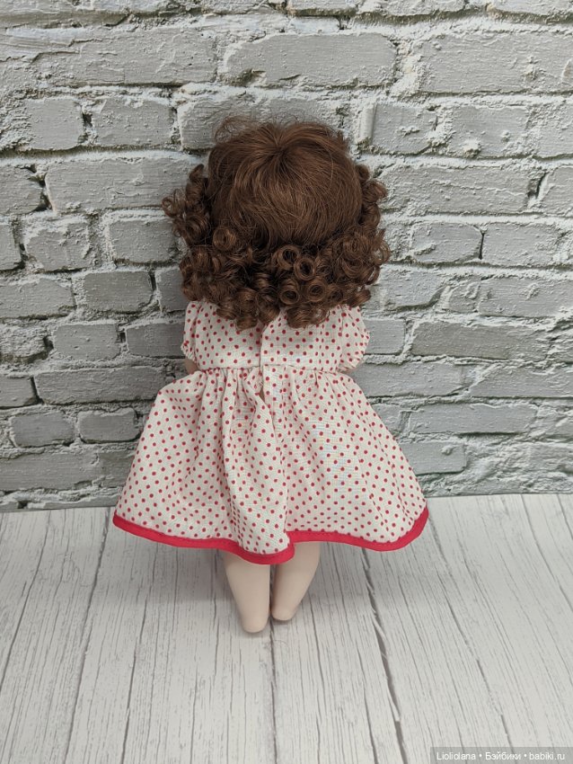 Авторская кукла. Винтаж. 1986 год.Фарфор. 26 см (фото 8)