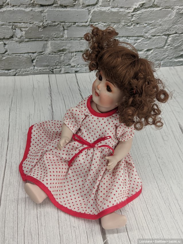 Авторская кукла. Винтаж. 1986 год.Фарфор. 26 см (фото 3)