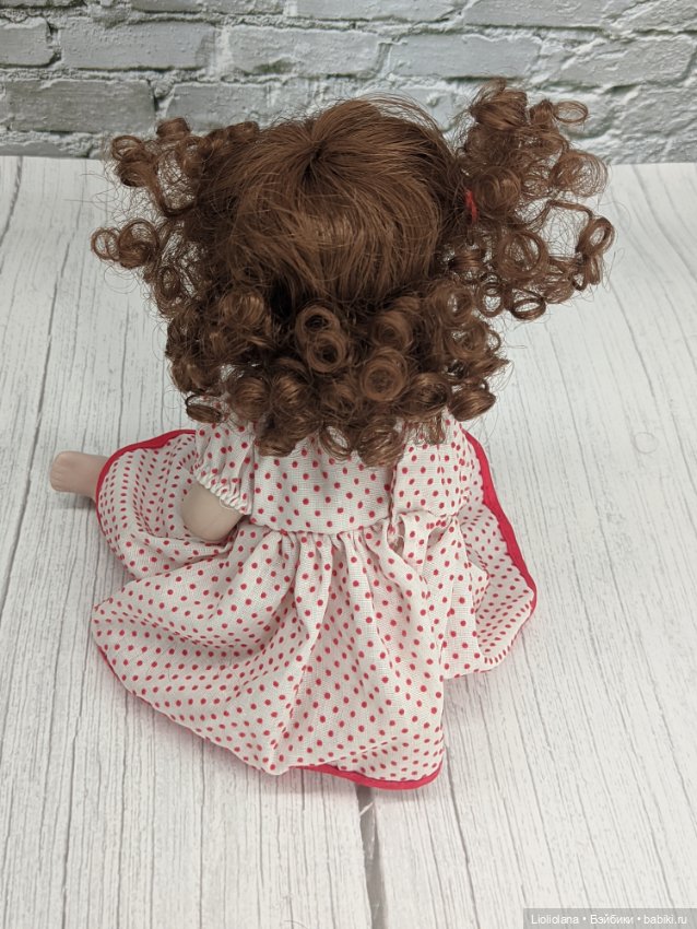 Авторская кукла. Винтаж. 1986 год.Фарфор. 26 см (фото 7)