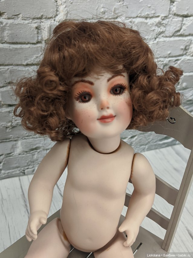 Авторская кукла. Винтаж. 1986 год.Фарфор. 26 см