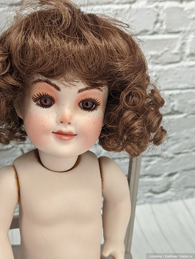Авторская кукла. Винтаж. 1986 год.Фарфор. 26 см