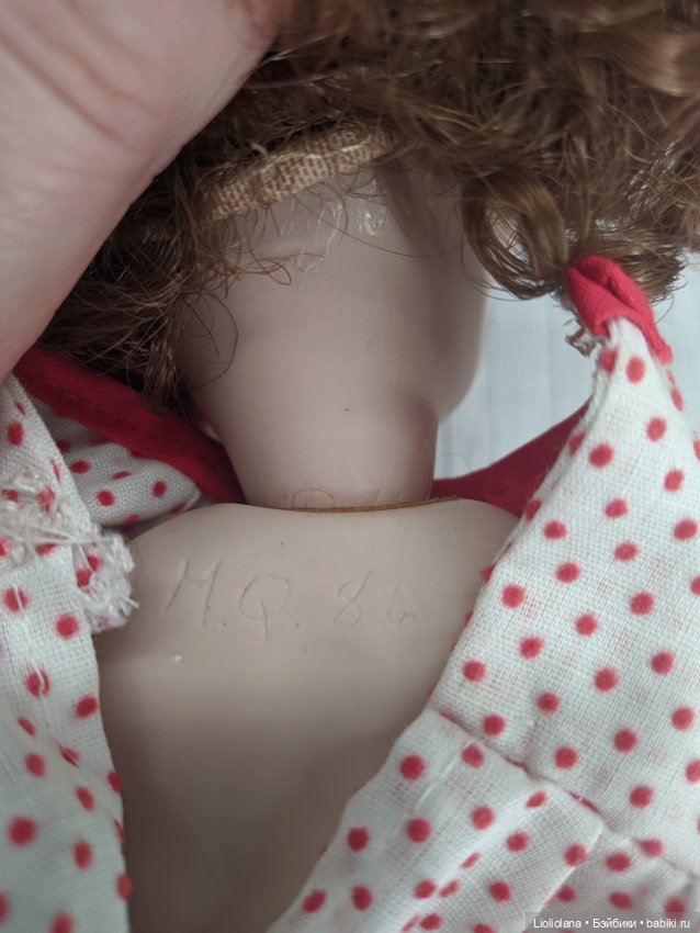 Авторская кукла. Винтаж. 1986 год.Фарфор. 26 см