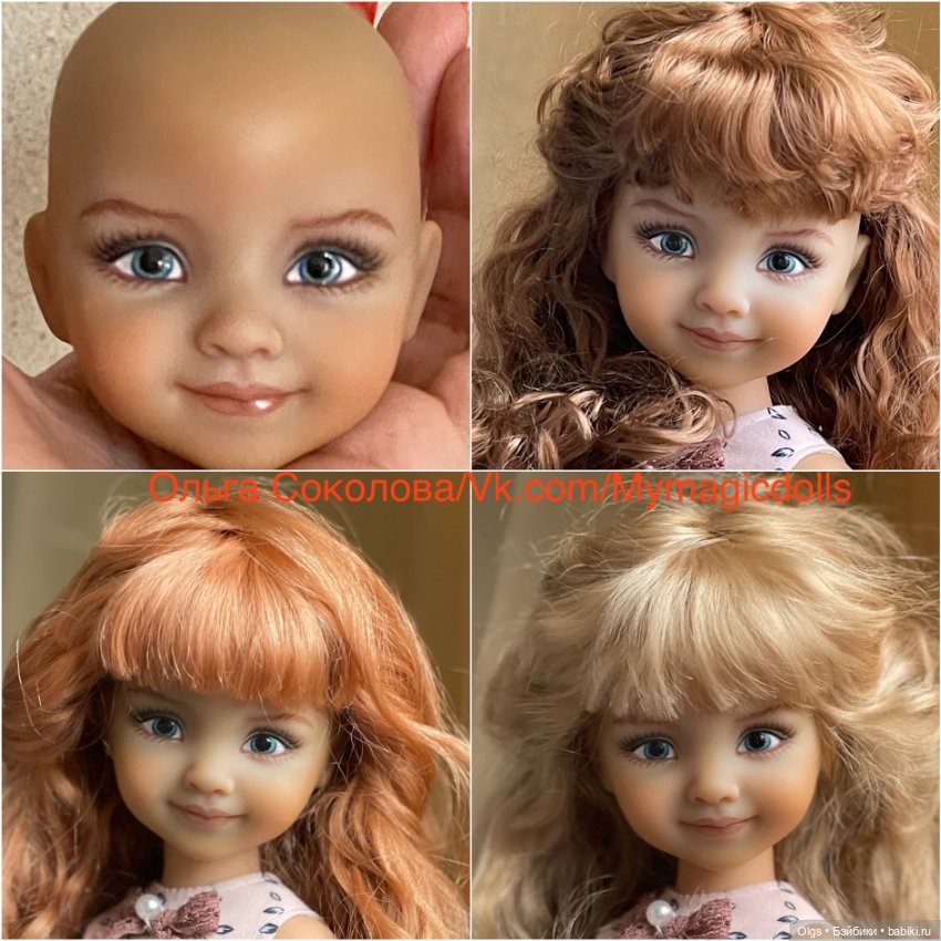 Роспись по молду Дианны Эффнер ( Dianna Effner), Литтл Дарлинг ( Little Darling)и другие (фото 7)