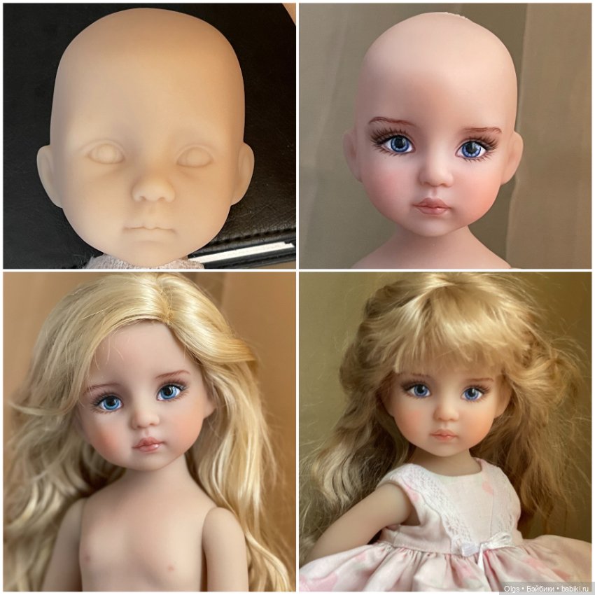 Роспись по молду Дианны Эффнер ( Dianna Effner), Литтл Дарлинг ( Little Darling)и другие (фото 8)