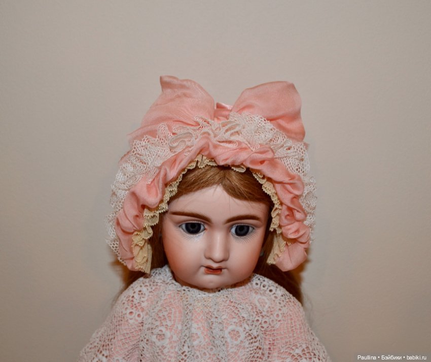 Боннет для антикварной куклы (фото 9)