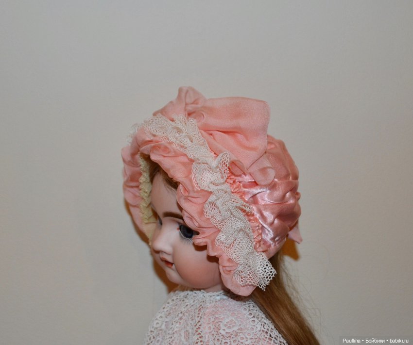 Боннет для антикварной куклы (фото 5)
