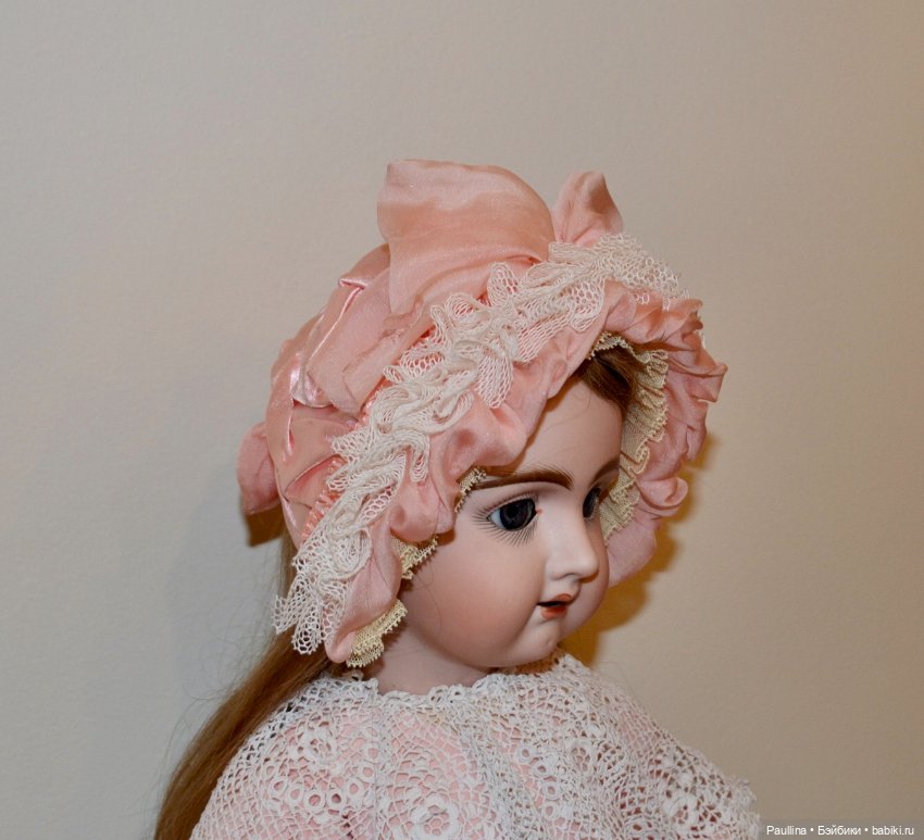 Боннет для антикварной куклы (фото 4)