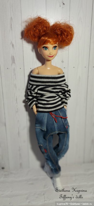 Джинсы на барби — Одежда для кукол (фото 4)