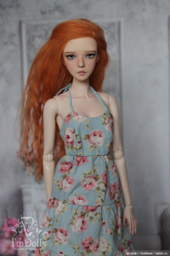 Кукла гибрид ООАК с одеждой и обувью голова Dollmore, тело MengF