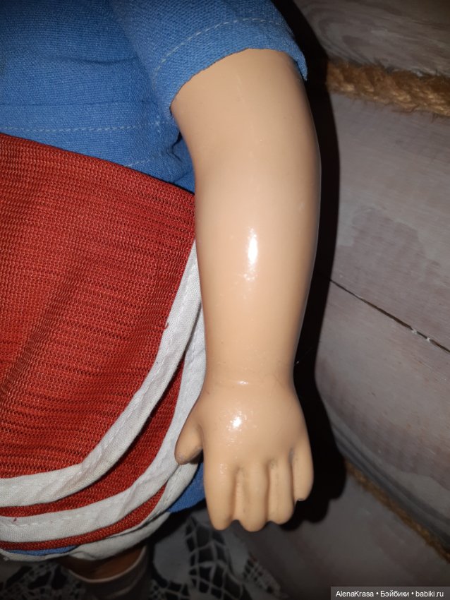 Кукла СССР паричковая прессопилочная (фото 5)