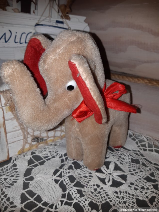 Слоник Германия — Винтажные куклы и игрушки детства (фото 3)