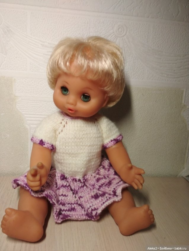 Кукла ГДР Бигги Biggi в родной одежде и вязанное платье в подарок (фото 7)
