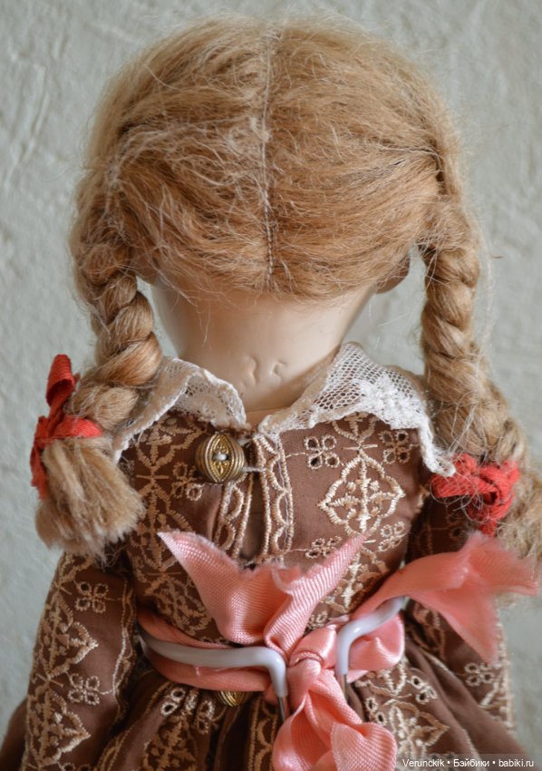 Кукла старинная .Русская .Артель РККА .Бывшая фабрика Дунаева .Довоенная! Роскошная (фото 9)