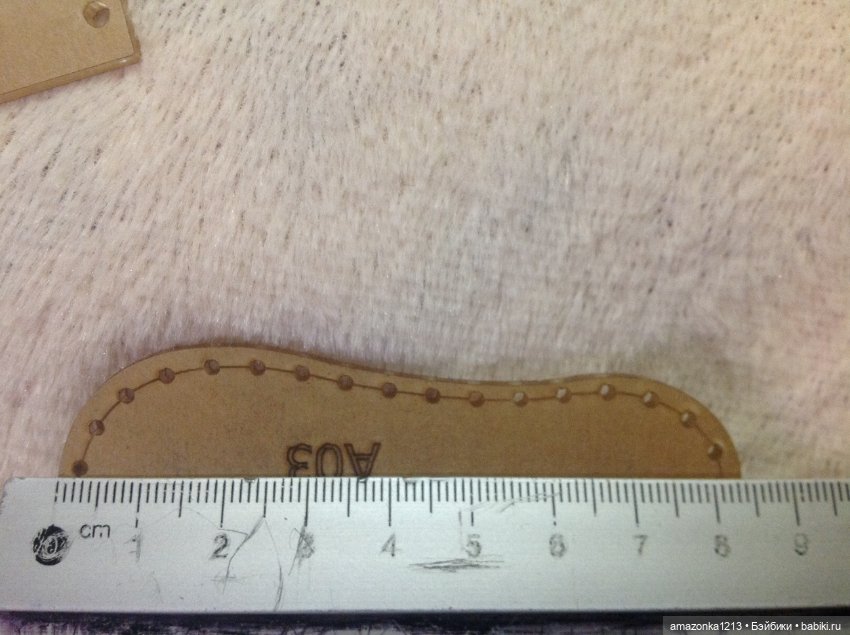 Лекало для изготовления кукольной обуви (фото 6)