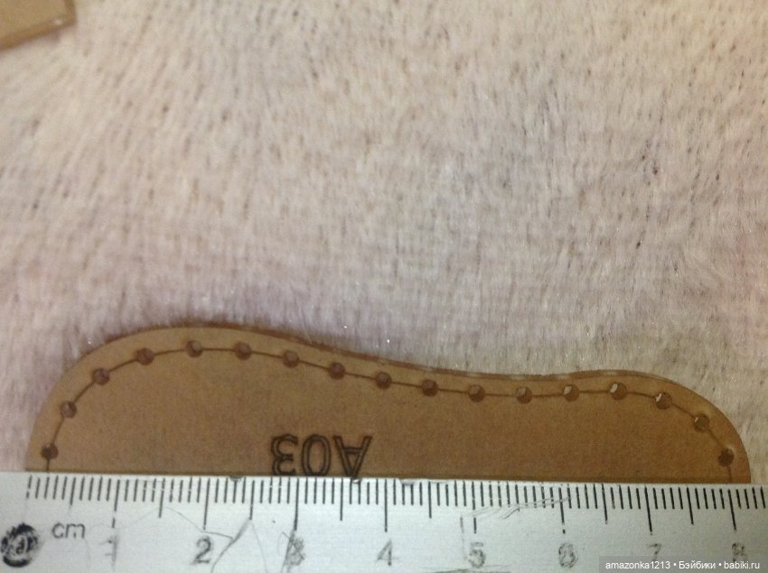 Лекало для изготовления кукольной обуви (фото 9)