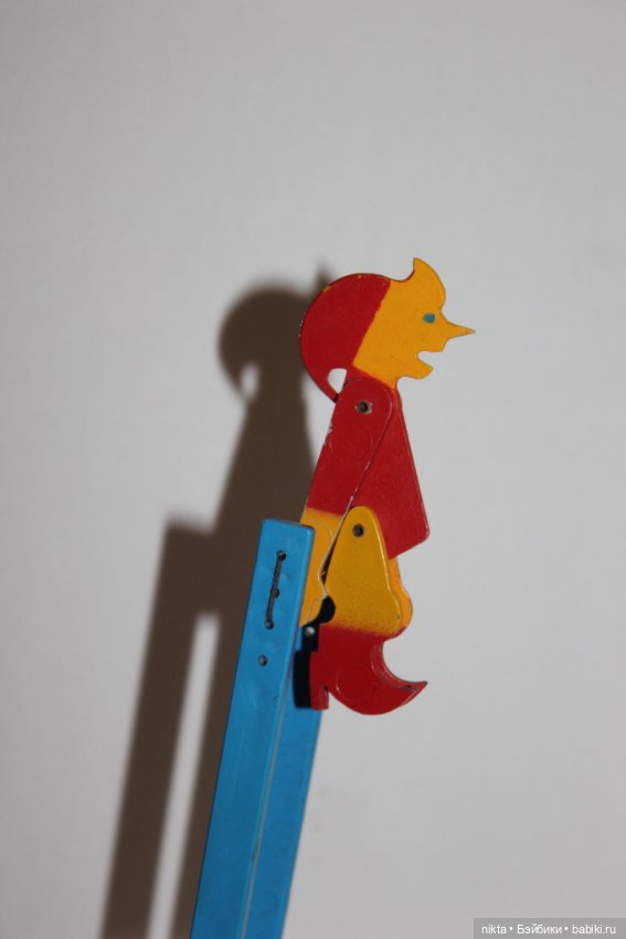 Редкая игрушка СССР Буратино, механическая игрушка (фото 2)