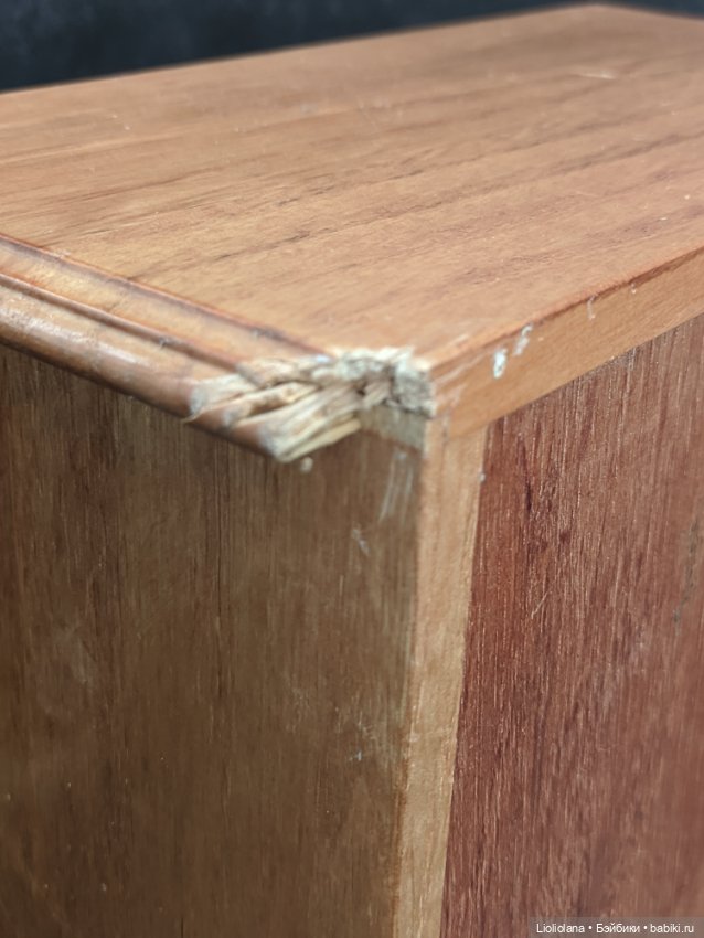 Шкаф-шкатулка деревянная. Винтаж (фото 9)
