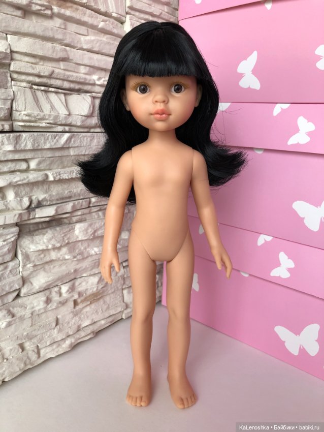 Карина полячка с прямым пробором, чёлкой, карими глазами, Паола Рейна(Paola Reina), нюд