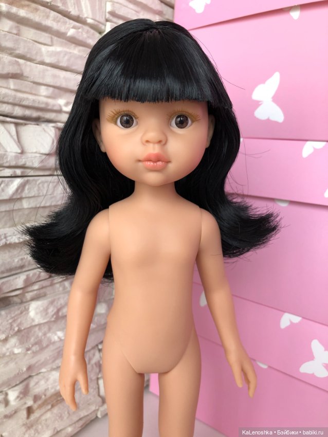 Карина полячка с прямым пробором, чёлкой, карими глазами, Паола Рейна(Paola Reina), нюд (фото 2)