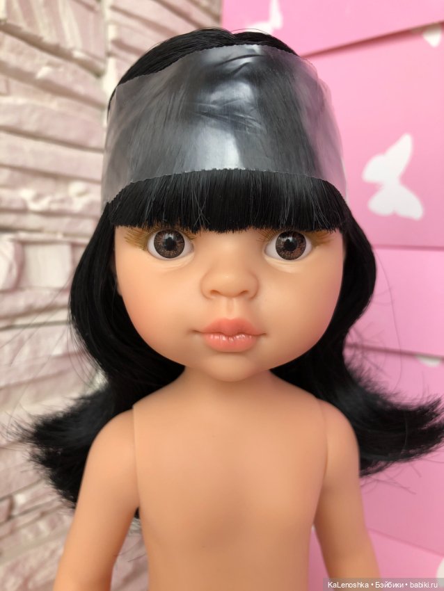 Карина полячка с прямым пробором, чёлкой, карими глазами, Паола Рейна(Paola Reina), нюд