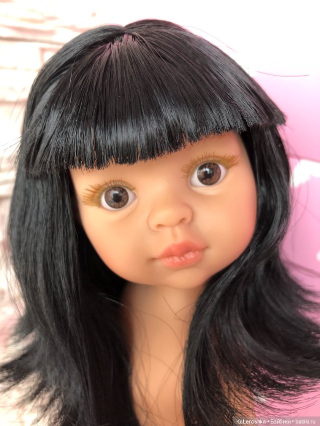 Карина полячка с прямым пробором, чёлкой, карими глазами, Паола Рейна(Paola Reina), нюд (фото 10)