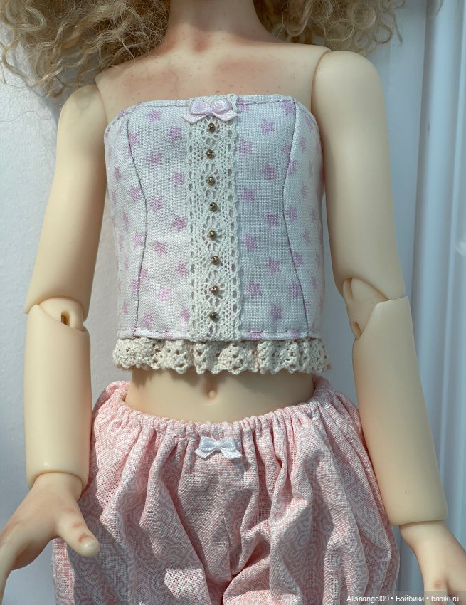 Одежда на куколку Кайе Виггс мсд от мастера из Франции (фото 9)