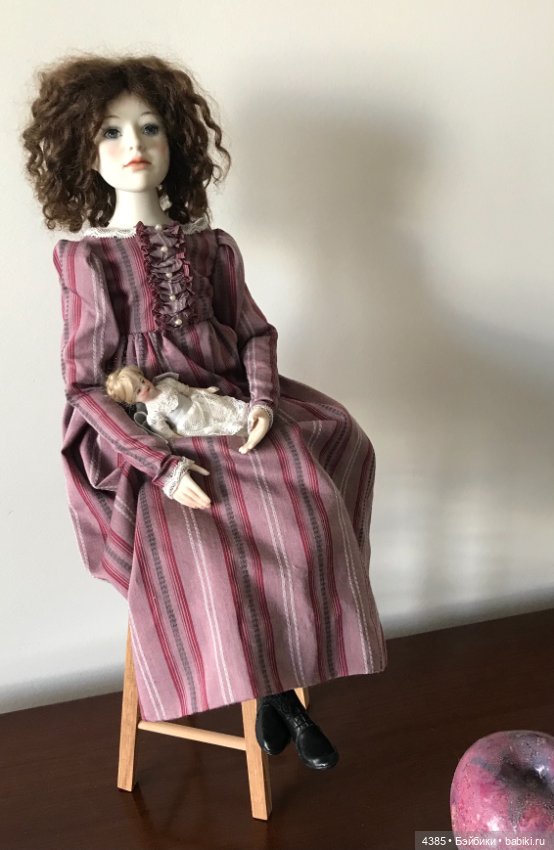 Авторская фарфоровая кукла (фото 8)