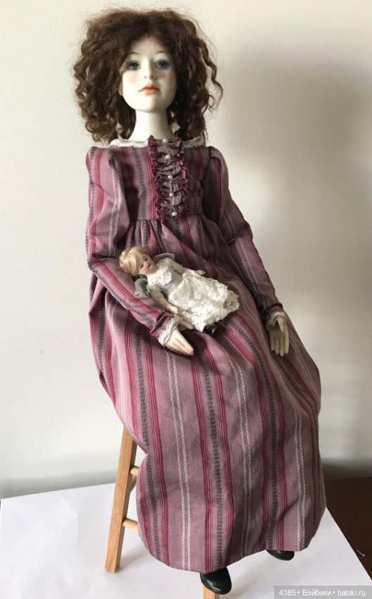 Авторская фарфоровая кукла (фото 6)