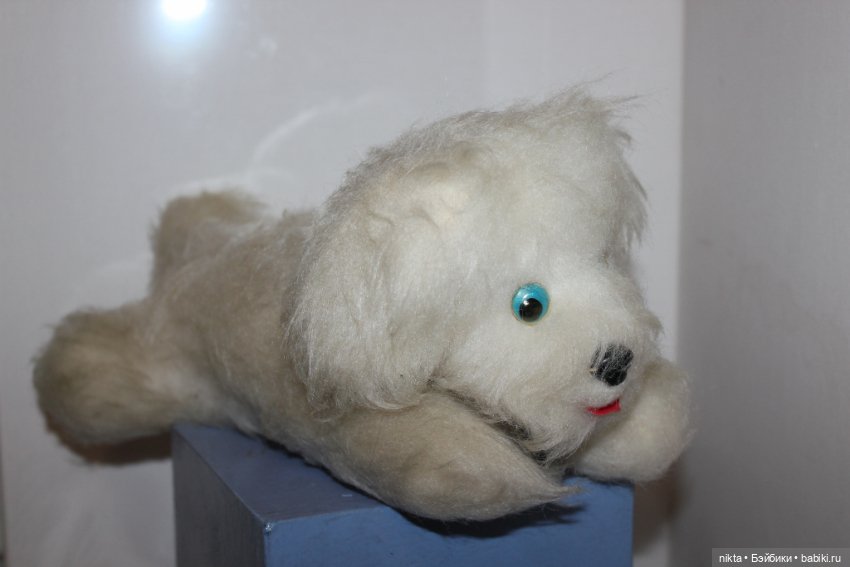 Мягкая игрушка СССР Собака, щенок (фото 5)