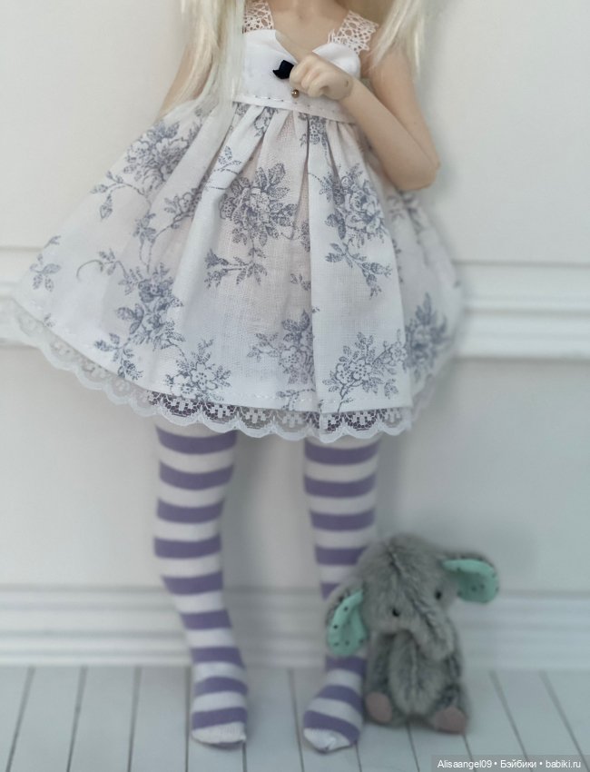 Одежда и 2 парика на куколку аппи от dustofdolls (фото 4)