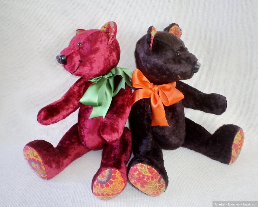 Плюшевый мишка винтаж (реплика 45 см) (фото 5)