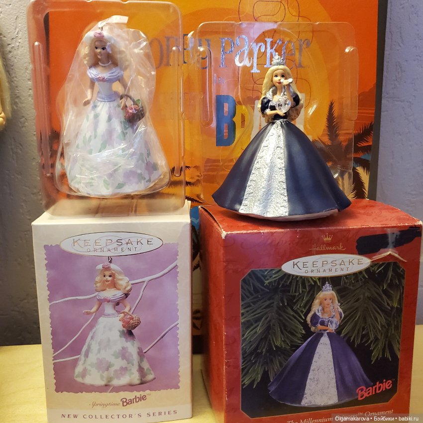 Лот миниатюр Барби (елочные игрушки, статуэтки) (фото 3)