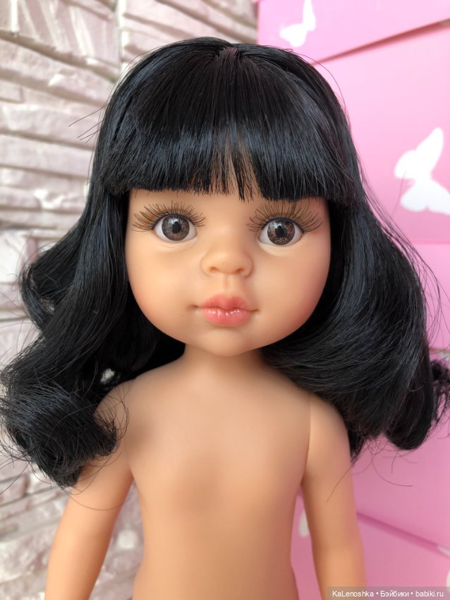 Карина полячка с прямым пробором, карими глазами и чёлкой Паола Рейна(Paola Reina), нюд (фото 3)